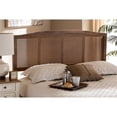 thumbnail image 4 of Baxton Studio Marieke Full Size Ash Brown Finished Wood Headboard, 4 of 8