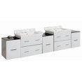 thumbnail image 1 of Imaginations Américaines 88.5 pouces W Vanity Set Blanc, 1 of 1