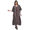 thumbnail image 3 of Moomaya Caftan pour Dames Tenue de Détente des Fêtes Robe Maxi Robes Africaines pour Femmes, 3 of 6