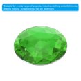thumbnail image 4 of Unique Bargains 30mm Flat Back Round Acrylic Rhinestones, 50 Pack Plastic Circle Gems for Jewelry Making Costume, Green, 4 of 6