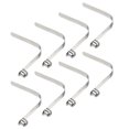 thumbnail image 1 of Uxcell 8x8mm Kayak Paddle Snaps, Solid Button Single Pin Lock Tube Spring Clips for Tent Pole, 8 Pack, 1 of 6