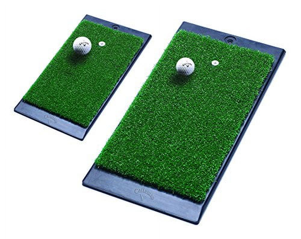 Callaway Tapis de Lancer Zone de Golf avec Support en Caoutchouc pour Frapper en Toute Sécurité dans le Filet de Golf