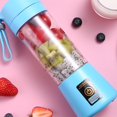 thumbnail image 2 of Portable Blender USB Mixer Two Blades Electric Juicer Machine Smoothie Blender Mini Food Processor Personal Lemon Squeezer, 2 of 4