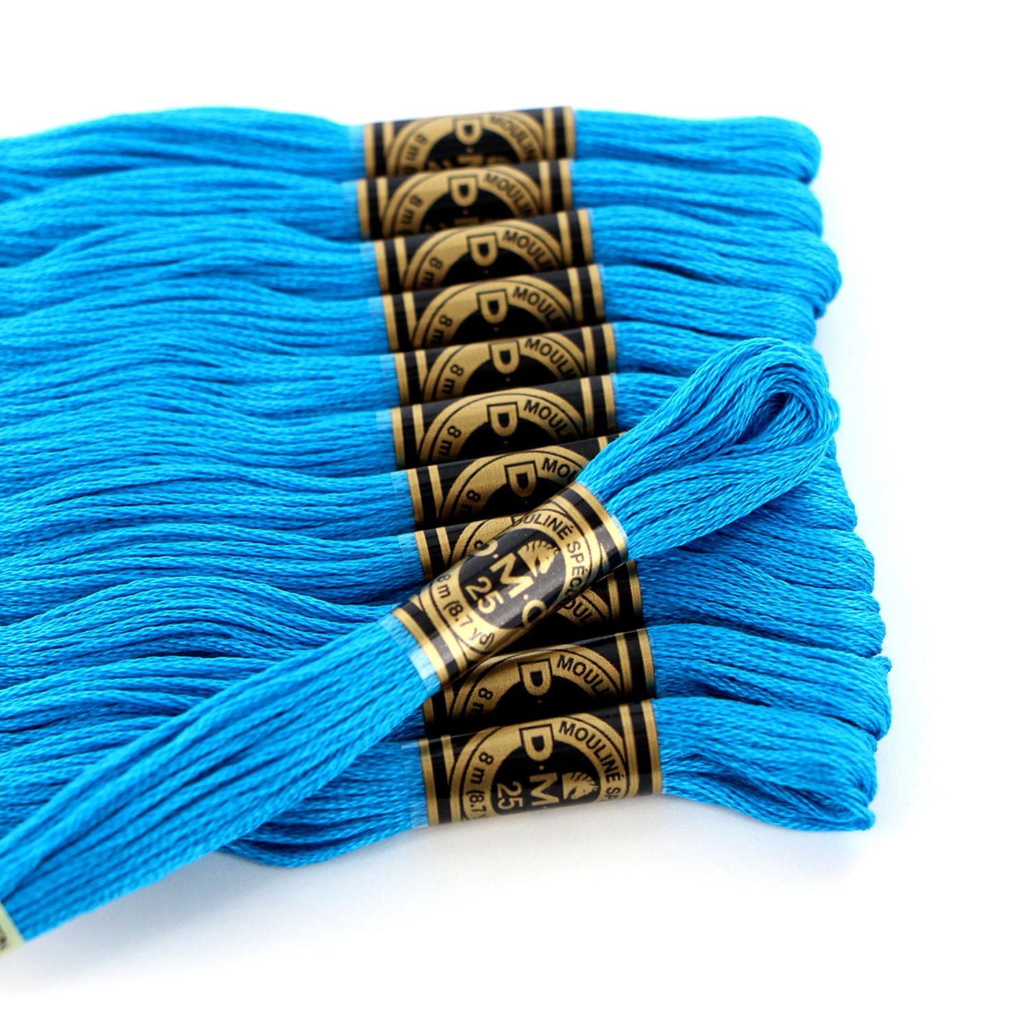 DMC bleu coton 6 Strand Floss 8 m (8.75 yd)