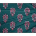 thumbnail image 4 of oneOone Polyester Lycra Fabric Floral Block Print Sewing Fabric BTY 56 Inch Wide, 4 of 4