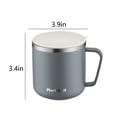 thumbnail image 3 of Meitianfacai Tasse en Acier Inoxydable avec Couvercle et Poignée - Tasse Réutilisable à Double Isolation de 400 ml - pour la Maison, le Bureau et les Voyages Tasses à Café Tasses de Déjeuner, 3 of 8