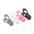 thumbnail image 4 of 25 Pcs Plastic Towel Clips Bright Color Multi-purpose Windproof Clothespin Clothes Drying Hanger for Clothesline Utility (Black), 4 of 9
