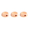 thumbnail image 3 of Dalazy Wear-resistant And Durable Plastic Dog Bowl For Long-lasting Bite Resistant orange large size 3Set, 3 of 6