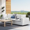 thumbnail image 1 of Modway Commix Sunbrella Canapé de Mobilier de Patio Extérieur, Blanc, 1 of 10