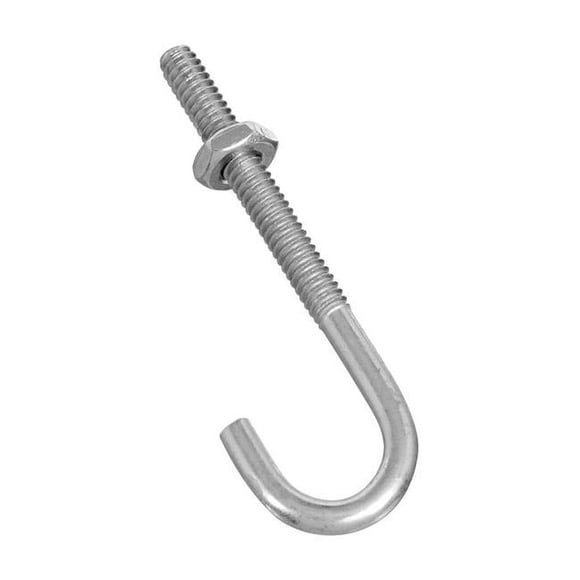 National Manufacturing 5706189 0.18 x 2.5 in. Zinc Plated J-Bolt