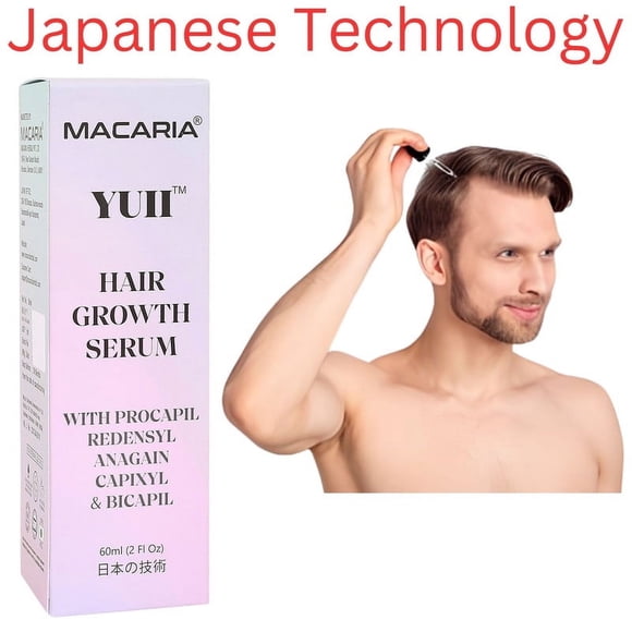 YUII Procapil & Redensyl Black Hair Growth Serum for Hair Care For Men & Women | ordinary hair growth serum | fig hair growth serum long hair | hair serum | hair growth serum