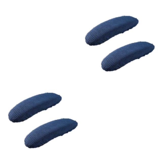 Maytalsory Chair Armrest Covers To And Decorate Made Of Polyester Fibre Easy To Install dark blue 2Set