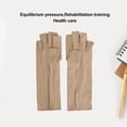 thumbnail image 4 of Gants en Cuivre pour l'Arthrite, Gants de Compression pour Hommes Femmes Noirs, Réduire la Douleur par Compression, Adaptés à l'Arthrite, Design Demi-Doigt, Adaptés à Diverses Conditions, 4 of 7