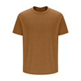 thumbnail image 4 of Besolor T-Shirt d'Été pour Homme à Manches Courtes, Col Rond Classique, T-Shirts Décontractés, Couleur Unie, Hauts Basiques, 4 of 5