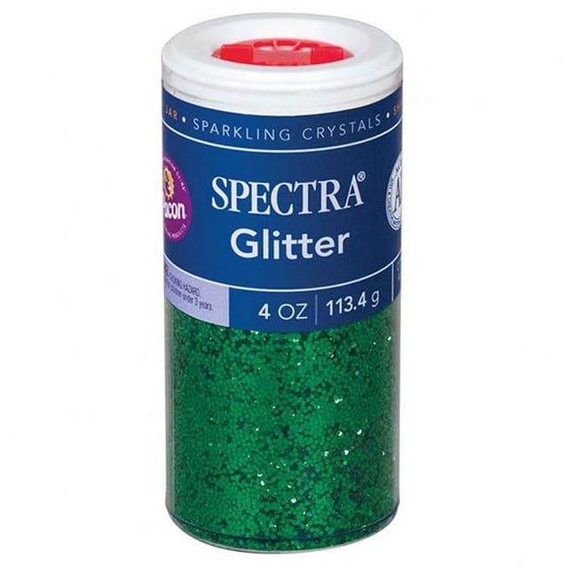 Pacon PAC91660-6 4 oz Spectra Pailleté, Vert - 6 Chacun