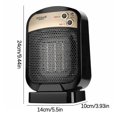 thumbnail image 2 of Dvkptbk Desk Fan Desktop Speed Heater Household Small Heater Heaters, 2 of 2