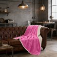 thumbnail image 4 of Hearth & Gear Soft Double Flannel Blanket For Year Round Warmth And Comfortable Sleep Oversize Blanket Throw Styles Blanket Barefoot Blanket Fall Blanket Microfiber Twin Blanket Twin Size Blankets for, 4 of 5