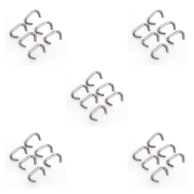 bedienty 6 Pcs Clip de Montage Latéral pour Plongée Pince de Bande en Nylon Professionnelle Robuste Clips de Fixation en Acier Inoxydable Support d'Outils de Plongée 2mm 5Ensemble