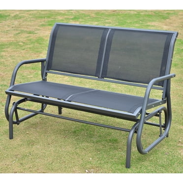 Outsunny Patio Double Glider Bench