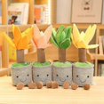 thumbnail image 5 of Lifelike Plush Fortune Tree Toy Stuffed Pine Bearded Trees Bamboo Potted Plant Decor Desk Window Decoration Gift For Home Kids, 5 of 5