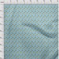 thumbnail image 4 of oneOone Polyester Spandex Light Blue Fabric Coffeeinated & Vaccinated Craft Projects Decor Fabric Printed By The Yard 56 Inch Wide, 4 of 4