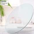 thumbnail image 3 of Noble House 48" Round Glass Table Top Only,Transparent, 3 of 10