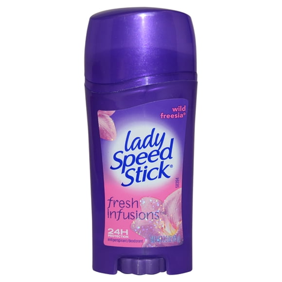 Lady Speed Stick Invisible Dry Désodorisant Freesia Sauvage par Mennen pour Femmes - Bâton de Déodorant 2,3 oz