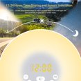 thumbnail image 2 of ruzhgo Natural Wake Up Light for Kids Dimmable 7 Color Bedside Lamp Sunrise Sunlight Alarm Clock LED Night Light, 2 of 6