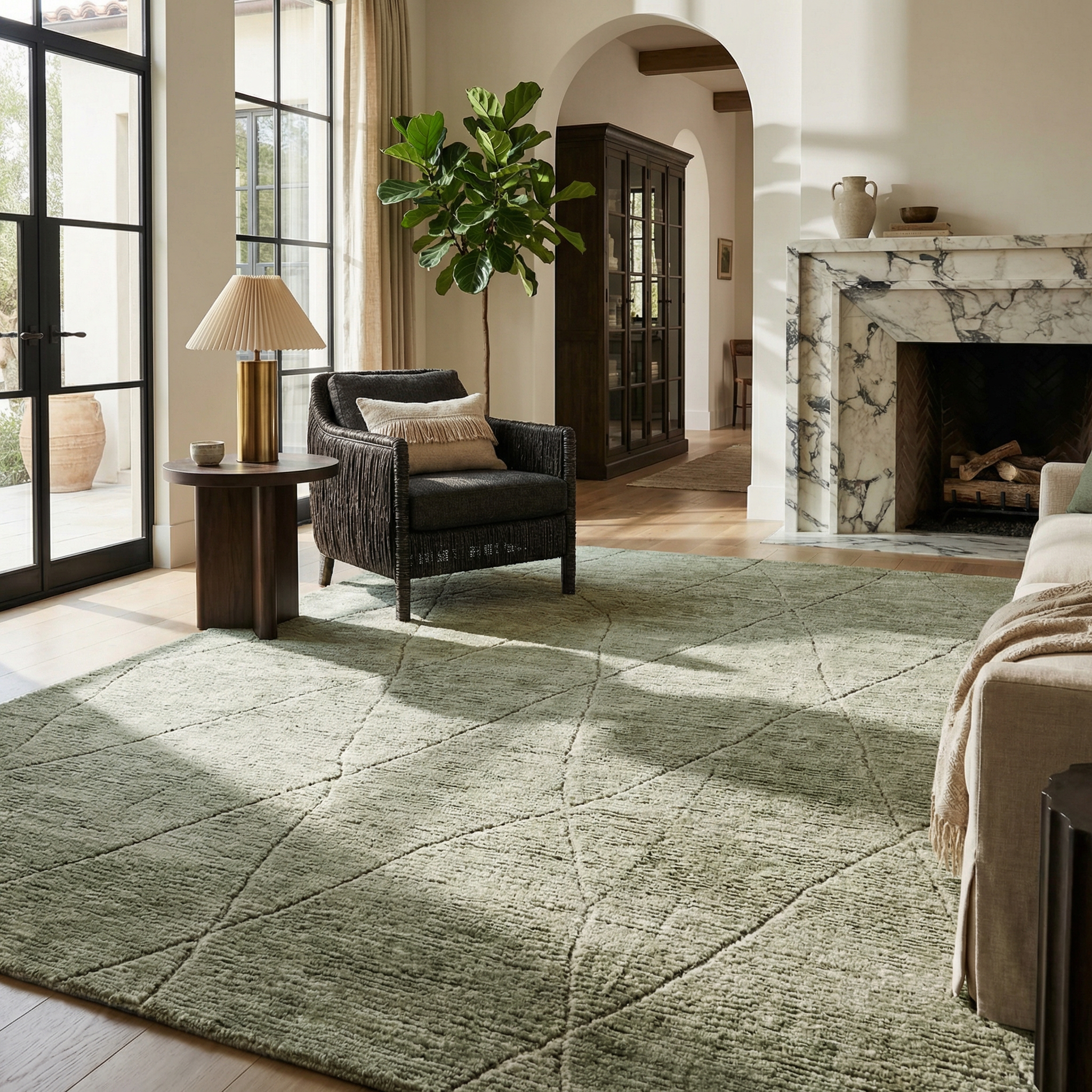 Tapis d'intérieur touffeté à la main Rug Branch Maya