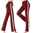 thumbnail image 1 of Meichang Spring Clearance Womens Yoga Pants High Elastic Waist Modal Bootcut Pants Workout Running Yoga Trousers Casual Yoga Gym Leggings with Drawstring, 1 of 9