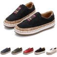 thumbnail image 1 of ZHANGZHI Espadrilles Orthopédiques Décontractées de Qualité Supérieure, Chaussures de Marche Orthopédiques Décontractées Design 2022, Chaussures pour Femmes à Enfiler Mode Bout Rond Confort Chaussures de Course Athlétiques (8, Bleu), 1 of 7