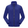 thumbnail image 1 of LSLJS Women's Warm Double-sided Fleece Jacket with Thickened Outdoor Charging Jacket Inner Liner( Dark Blue, S), 1 of 6