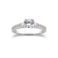 thumbnail image 2 of 1/2ct Diamond Engagement Matching Wedding 14K White Gold Ring Set, 2 of 4