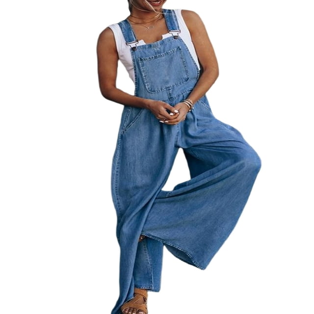 Jumpsuits For Women Sleeveless Backless Spaghetti Strap Wide Leg Pants