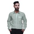 thumbnail image 1 of BESTMAN Chemise Décontractée Imprimée pour Hommes Coupe Ajustée à Boutons Manches Longues, 1 of 5