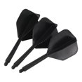 thumbnail image 4 of Unique Bargains Vol de Fléchettes Intégrés, Lot de 6 Vol de Fléchettes Durables, Noir Transparent, 4 of 5