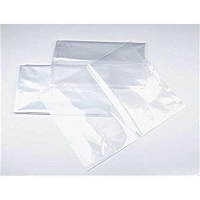 Sacs Plats en Poly 18 x 26 Po. 15 Mil, Transparent