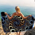 thumbnail image 4 of Sandproof Beach Blanket Lightweight Microfiber Beach Towel Super Lightweight Colorful Bath Towel Sandproof Beach Blanket Multi-Purpose Towel for Travel Swimming Pool 30X60 Inch, 4 of 8