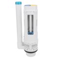 thumbnail image 1 of Adjustable Toilet Fill Valve White 2.5 Inch Stable Drainage Anti Siphon Function with Screw for Split Toilets, 1 of 7