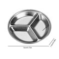 thumbnail image 3 of Up to 60% Off! Gspmoly Divided Snack Barbecue Dipping Stainless Dishes Stainless Steel Stainless Steel Soy Dipping Bowls Stackable Storage up to 60% Off, 3 of 7