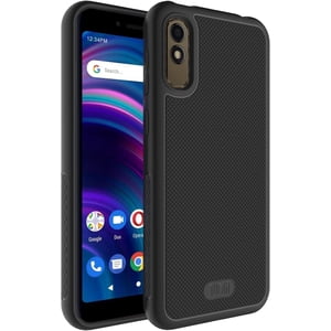 Étui de téléphone BLU C5L Max Téléphone, TUDIA [LINNGrip] résistant aux chocs Léger Non-dérapant doux TPU Ultra Couverture de protection mince (Noir)