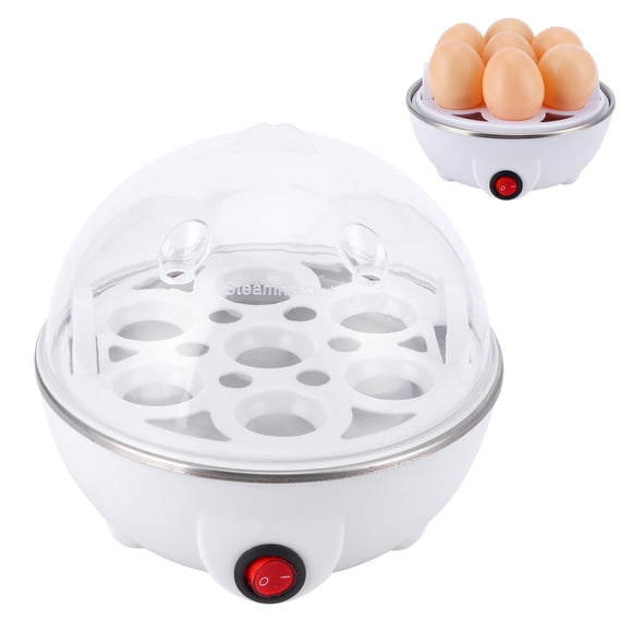 Electric Egg Cooker Steamer Poacher Multifunctional Mini Eggs Boiler for Kitchen Use with BPA Material Easy to Clean 350W Power