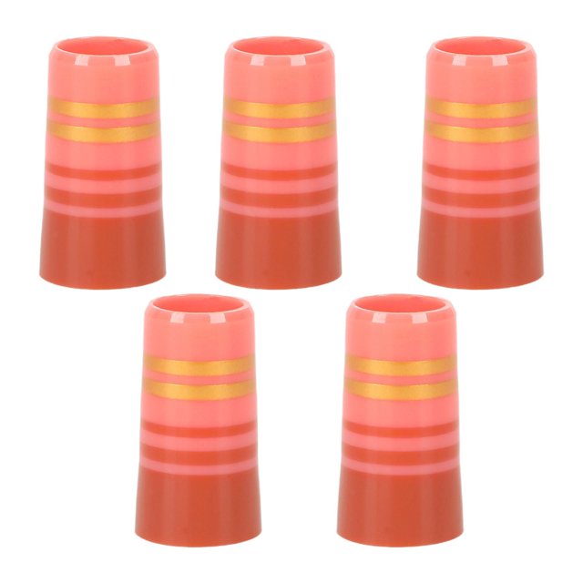 Lipstore 5 Pieces Golf Club Ferrules Size .370 Taper Tip Adapter Golf Sleeve Ferrules pink