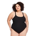 thumbnail image 1 of George Women's Plus Scoop-Neck One Piece Swimsuit, 1 of 6