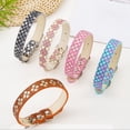 thumbnail image 5 of Cat Collar Pet Collar Light Ring Reflective Cat Instagram Wind Leather Check Dog For Grooming Time, 5 of 5