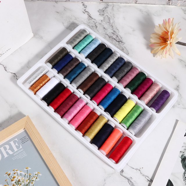 Clothes Sewing Supplies Polyester Thread, DIY 39Pcs Thread, For Hand Sewing