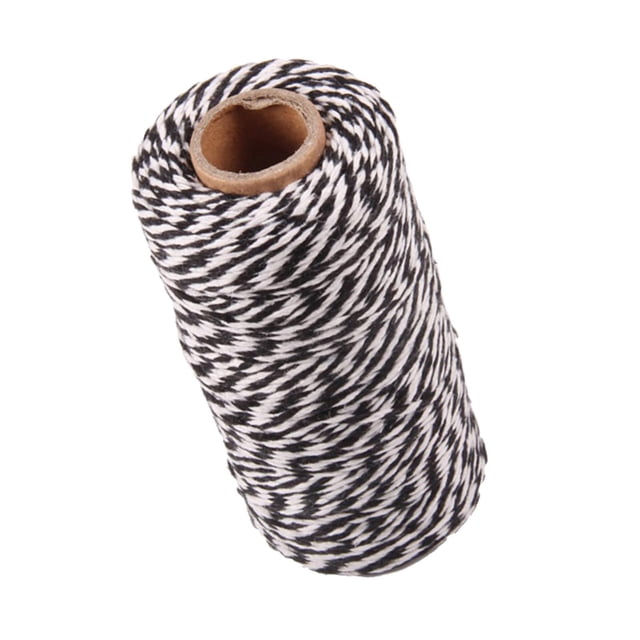 Twine 328 Feet Rope String Wedding crafts,Christmas Gift Wrap , Black