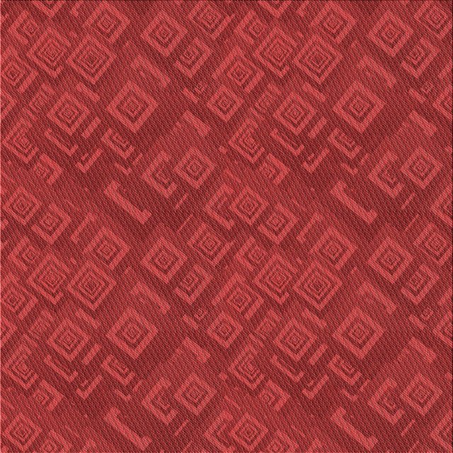 Ahgly Company Tapis d'Intérieur Lavable en Machine Carré Rouge, 4 Pieds Carré