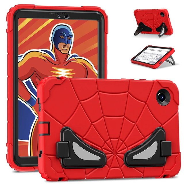 Étui Support pour Tablette pour Enfants pour Samsung Galaxy Tab A9 Plus 11 Pouces, Étui Support Antichute pour Samsung Galaxy Tab A9 8.7 Pouces 2023 Rouge A9 Plus 11 Pouces