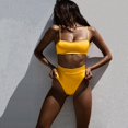 thumbnail image 1 of Women's Bikini High Waisted Tummy Control Two Piece Swimsuit Sling Swimwear, 1 of 5